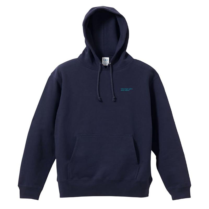 予約販売（12月下旬お届け予定）】流域パーカー（ネイビー） | 多摩川