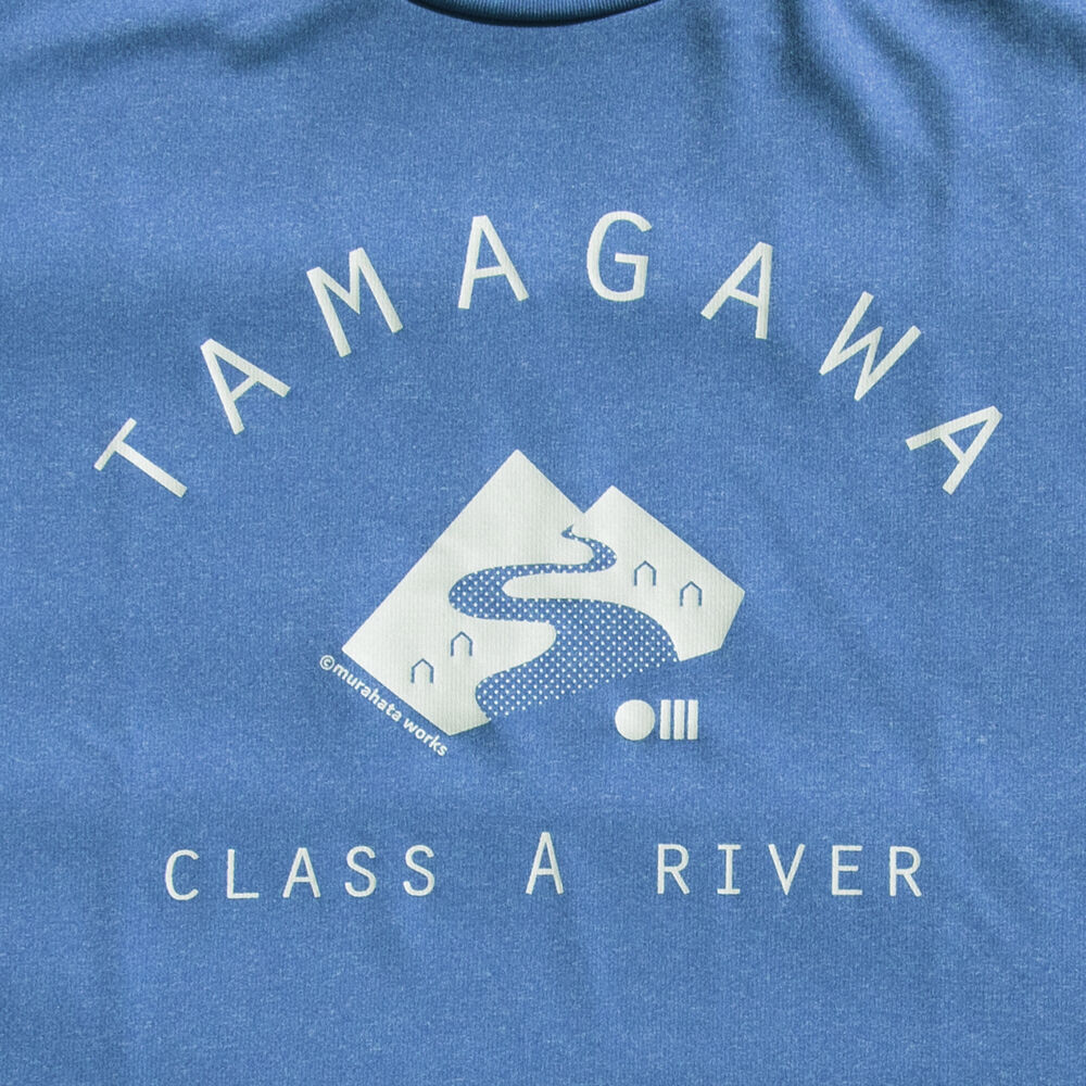 ボートレースたまがわ Tシャツ Lサイズ 水色 多摩川Tシャツ