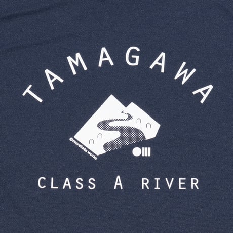 多摩川Tシャツ（ネイビー）