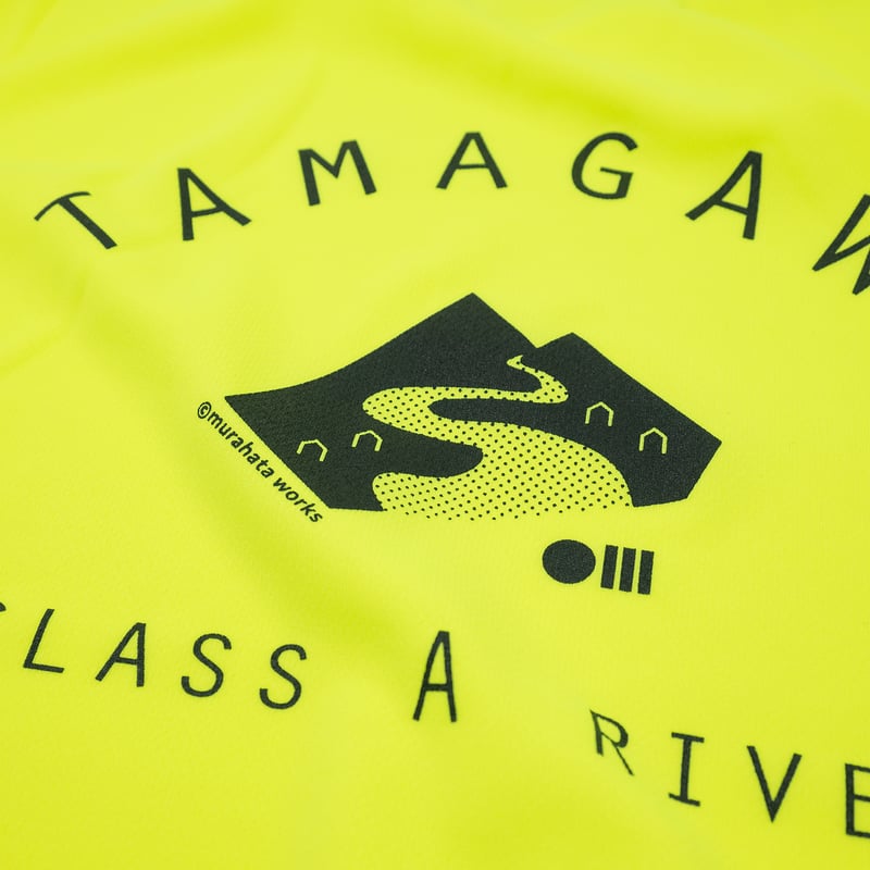 多摩川Tシャツ（蛍光イエロー） | 多摩川グッズストア