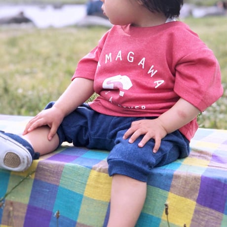 【キッズTシャツ】多摩川キッズTシャツ（ネイビー）