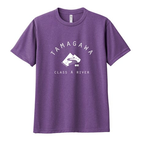 多摩川Tシャツ（パープル）
