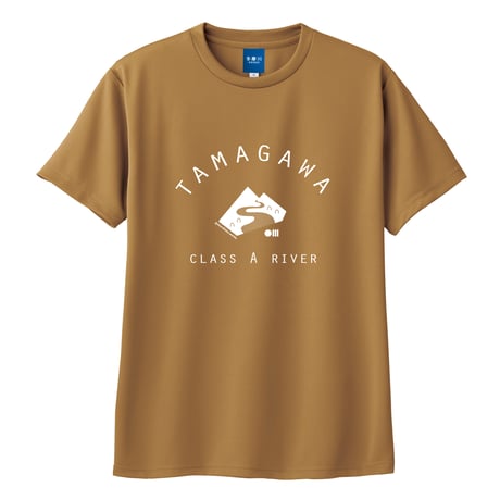 多摩川Tシャツ（カーキ）