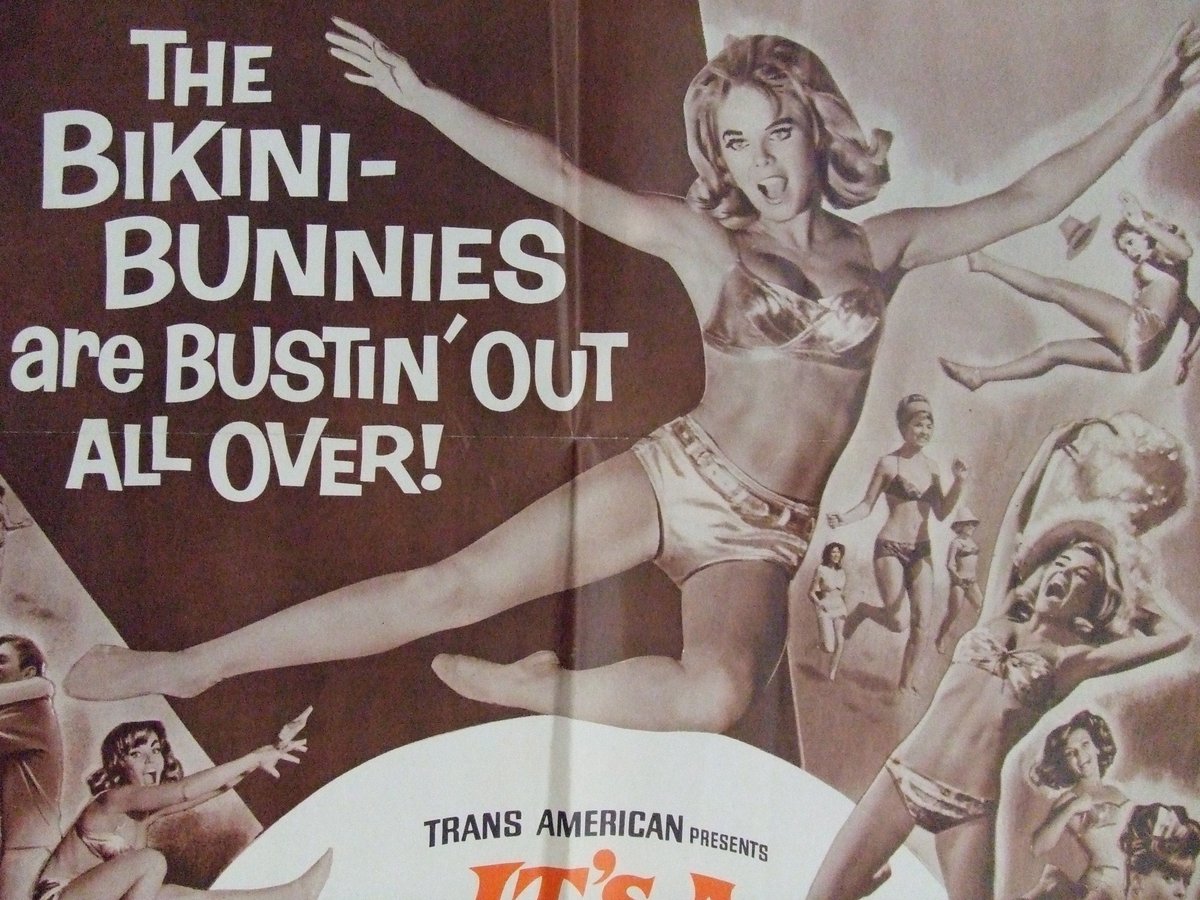 It's a Bikini World ビンテージポスター IT'S A BIKINI WORLD (1967) | VINTAGE POSTER SCR