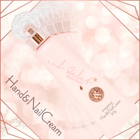 【NEW】アンドエクラ　サクラチェリッシュフレグランスハンド&ネイルクリーム30g 【メール便】