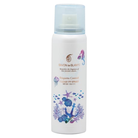 サボンドゥブラン　エチケットコントロールクリアUVスプレー　SPF50+ PA++++　60g