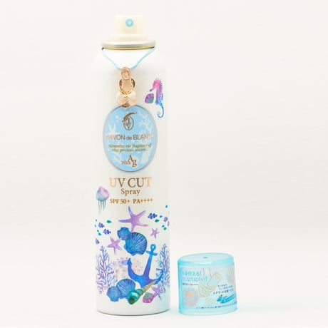 【アウトレット】サボンドゥブラン　UVスプレーwithAg　SPF50+ PA++++　100g