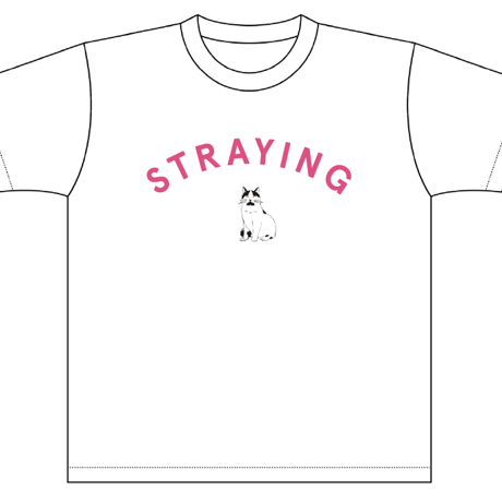 「猫は逃げた」公式Tシャツ