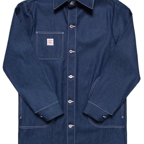 Pointer Brand Indigo Denim Long Jacket with 1/2 Circle Pockets ( Size M , L )