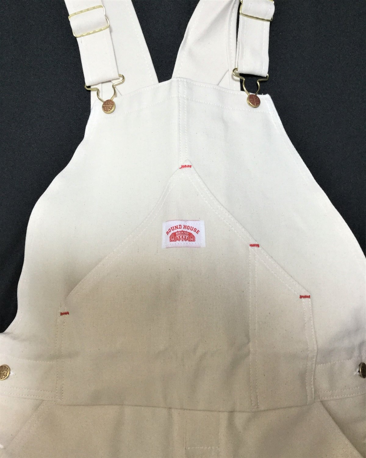 ラウンドハウス ホワイト オーバーオール w34