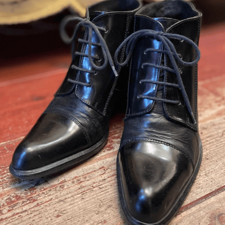 【Bocage】black lace-up boots