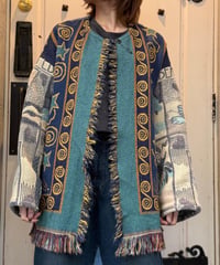 vintage rug remake gown