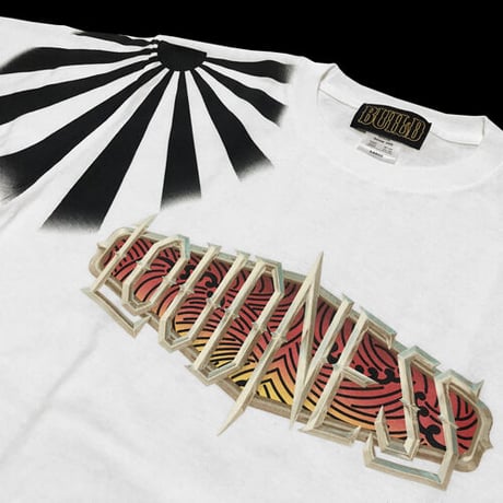 LOUDNESS x BUILD CLOTHING W-Name Rising Sun SS-T（WHT）