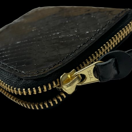 Build Snake Skin Mini Wallet BLK/GOLD