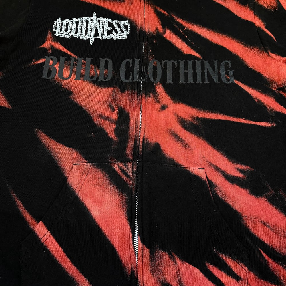LOUDNESS × BUILD CLOTHING W-Name Thunder Tie Dy