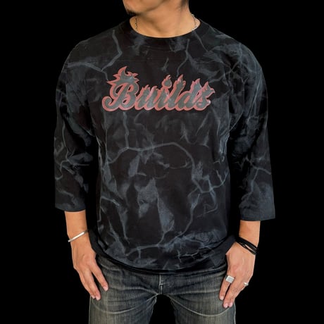 Build Tie Dye 3/4 Sleeves Football-T