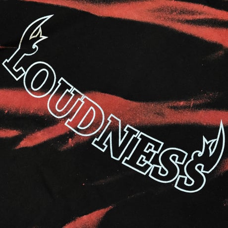 LOUDNESS × BUILD CLOTHING W-Name Thunder Tie Dye Zip Hoodie