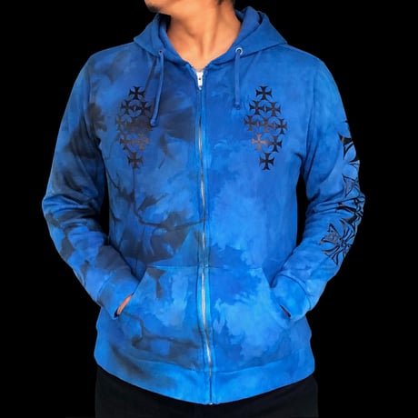 Build Tie Dye Zip Hoodie