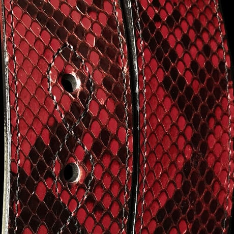 Build Snake Skin Belt (RED)