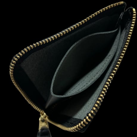 Build Snake Skin Mini Wallet BLK/GOLD