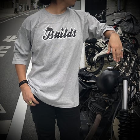Build 3/4 Sleeves Football-T