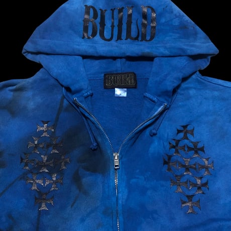 Build Tie Dye Zip Hoodie
