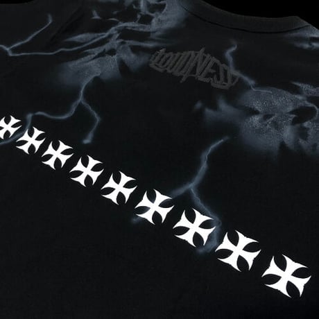 Build Clothing x Loudness W-Name HN SS-T (Tie Dye) (BLK/BLK 刺繍)