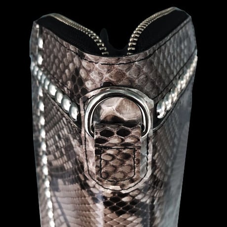 Build Snake Skin Long Wallet（GRY Ver.）