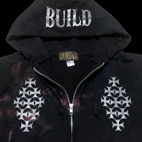 Build Tie Dye Zip Hoodie