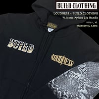 LOUDNESS × BUILD CLOTHING W-Name Python Zip Hoodie