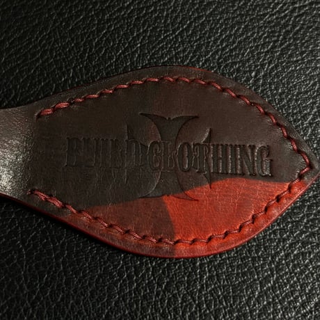 Build Camo Leather Key Ring