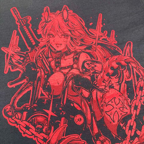 彫紅 x BUILD CLOTHING W-Name SS-T (B)