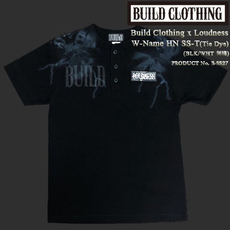 Build Clothing x Loudness W-Name HN SS-T (Tie D