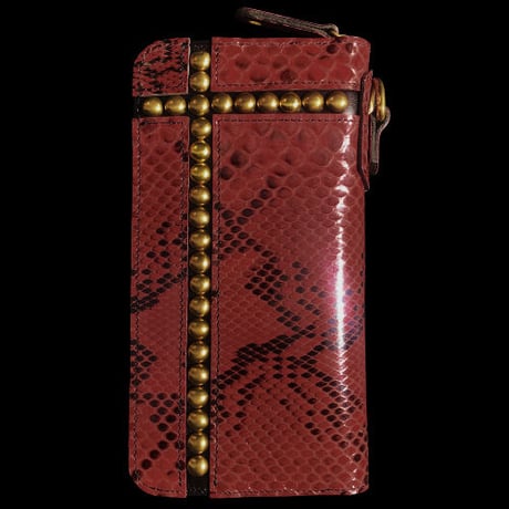 Build Snake Skin Long Wallet