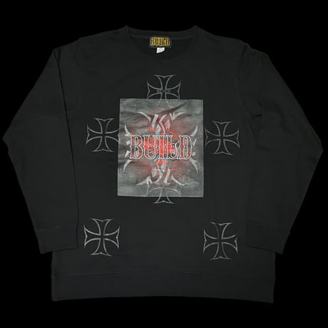 Build Cross LS Sweat (ステッカー付き)