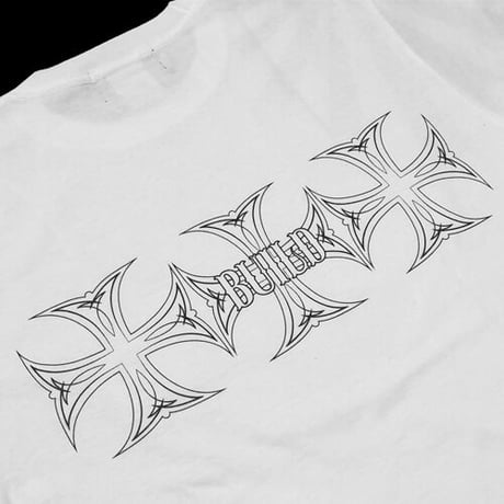 LOUDNESS x BUILD CLOTHING W-Name Rising Sun SS-T（WHT）