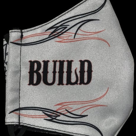 AKIRA TAKASAKI (LOUDNESS) x BUILD CLOTHING W-Name Face Mask