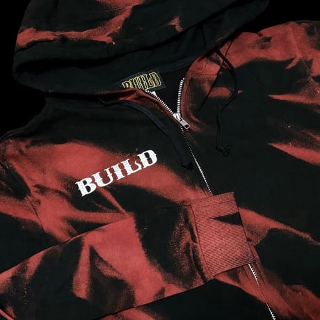 Build Thunder Tie Dye Zip Hoodie