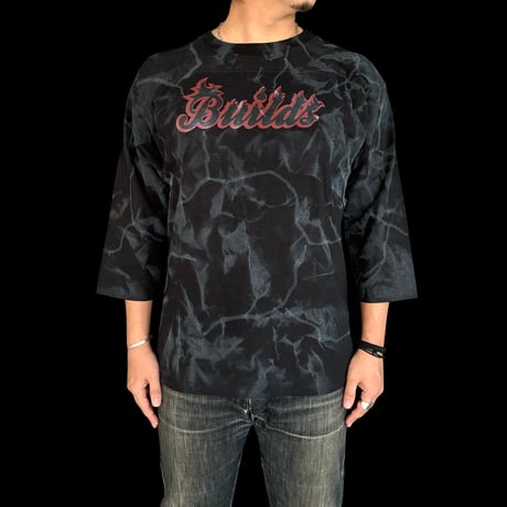 Build Tie Dye 3/4 Sleeves Football-T
