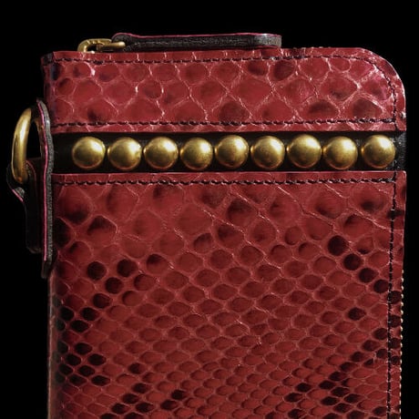 Build Snake Skin Long Wallet