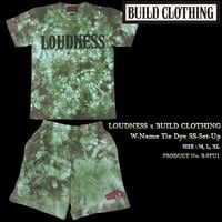 LOUDNESS x BUILD CLOTHING W-Name Tie Dye SS-Set-Up
