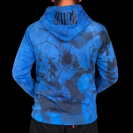 Build Tie Dye Zip Hoodie