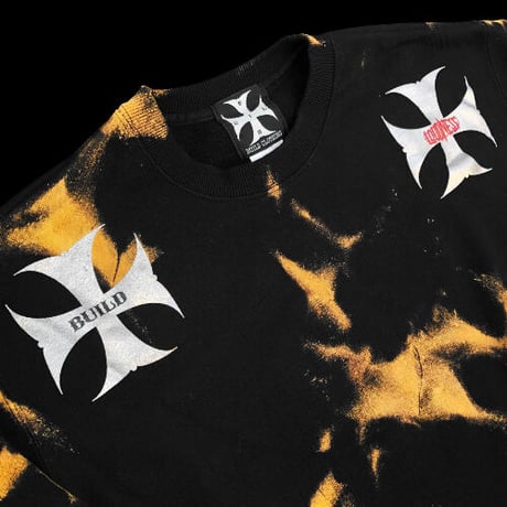 LOUDNESS × BUILD CLOTHING W-Name Tie Dye Sweat Crew