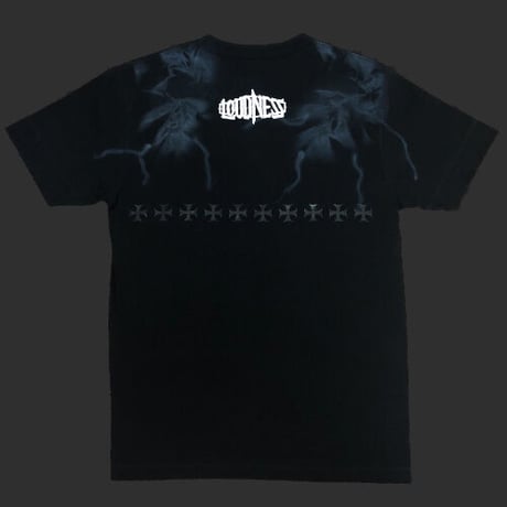 Build Clothing x Loudness W-Name HN SS-T (Tie Dye) (BLK/WHT 刺繍)