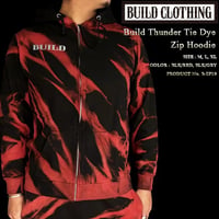 Build Thunder Tie Dye Zip Hoodie