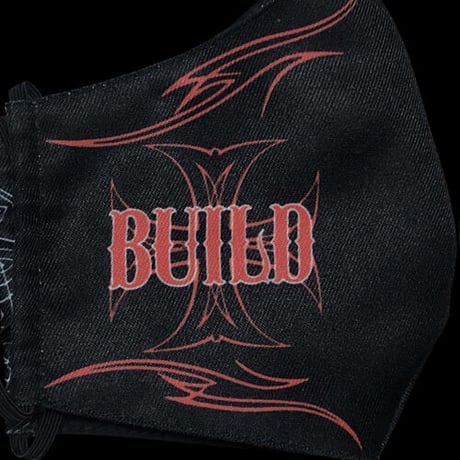 AKIRA TAKASAKI (LOUDNESS) x BUILD CLOTHING W-Name Face Mask