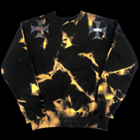 LOUDNESS × BUILD CLOTHING W-Name Tie Dye Sweat Crew