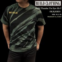 Build Thunder Tie Dye SS-T（BLK/GRN）
