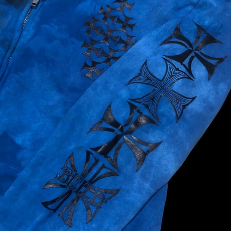 Build Tie Dye Zip Hoodie