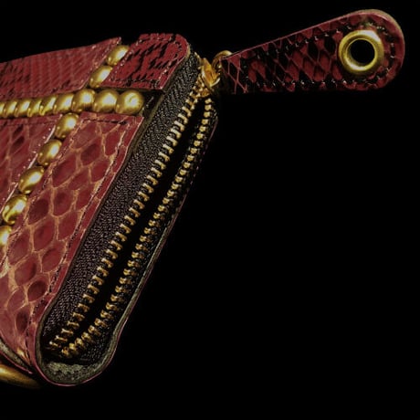 Build Snake Skin Long Wallet